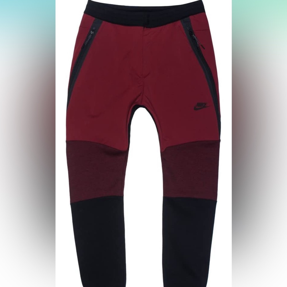 Mens Nike Tech Fleece 2  - XL - Burgundy